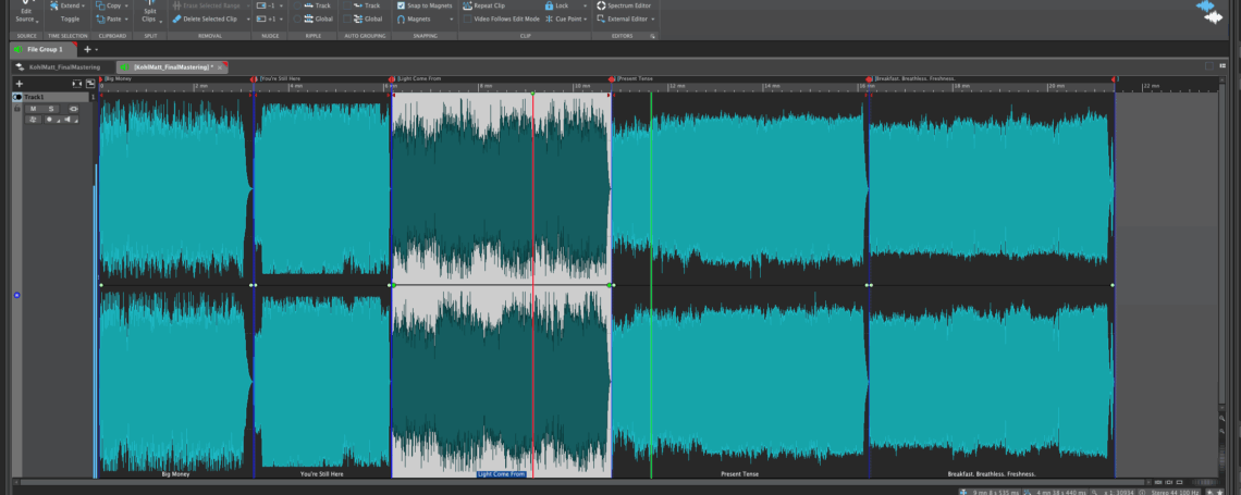 A202 Final Project – CD Mastering